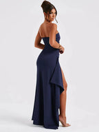 Naya | Strapless High Slit Maxi Dress