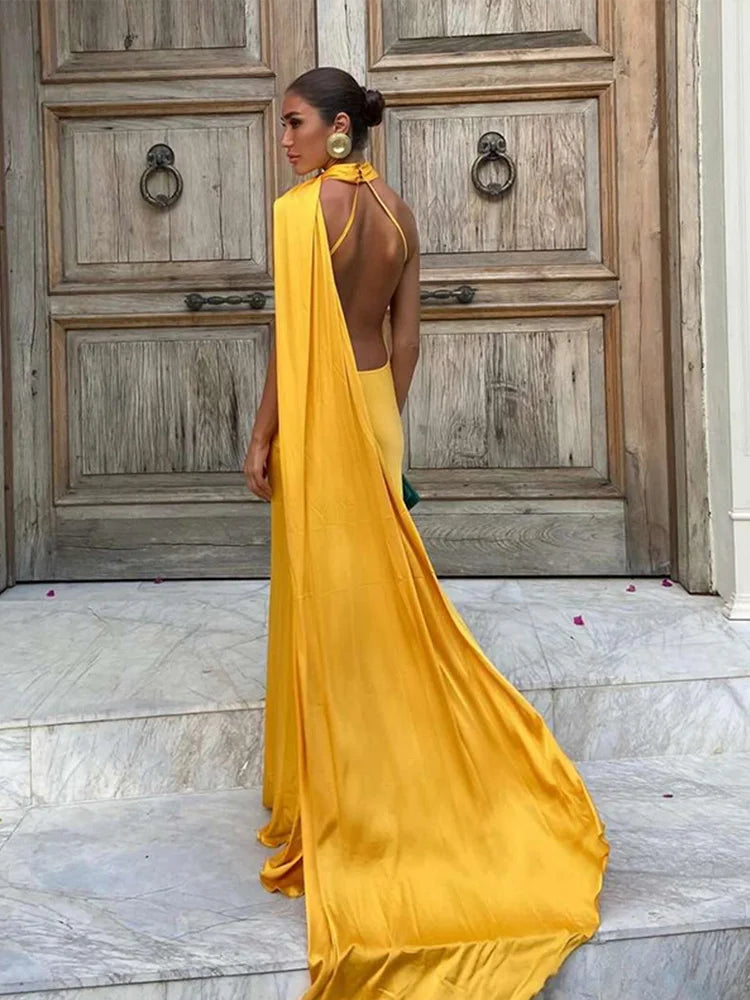 Amaya | Draped Dress & Solar Charisma
