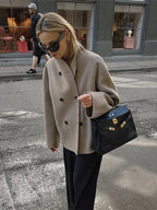 Arianna | Double-breasted short coat