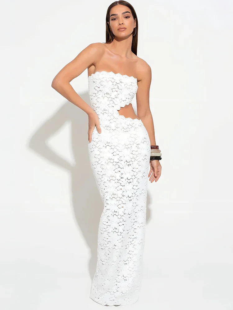 Amina | Sensual Lace Dress & Glamorous Allure