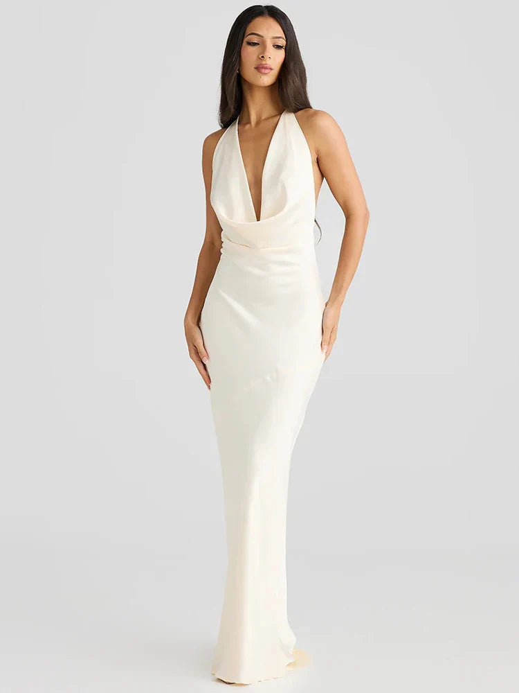 Madelina | Seduction & Fluidity Halter Dress - Novaesta