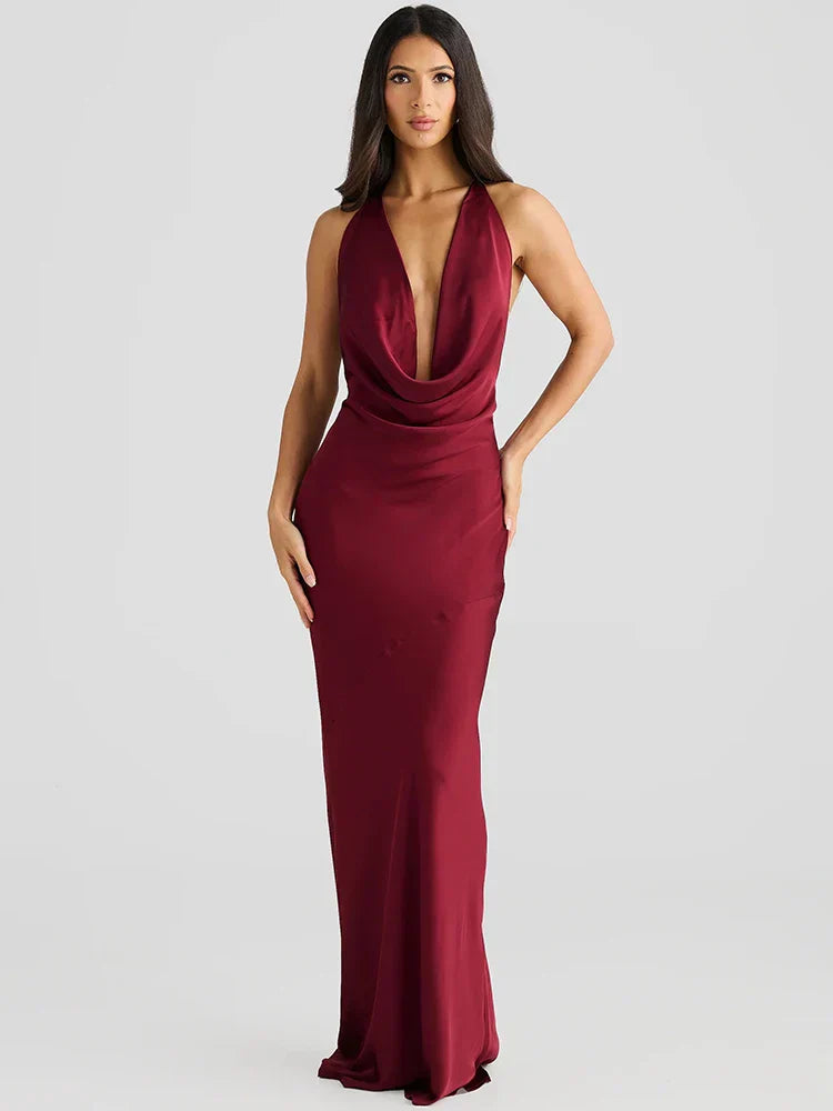 Madelina | Seduction & Fluidity Halter Dress - Novaesta