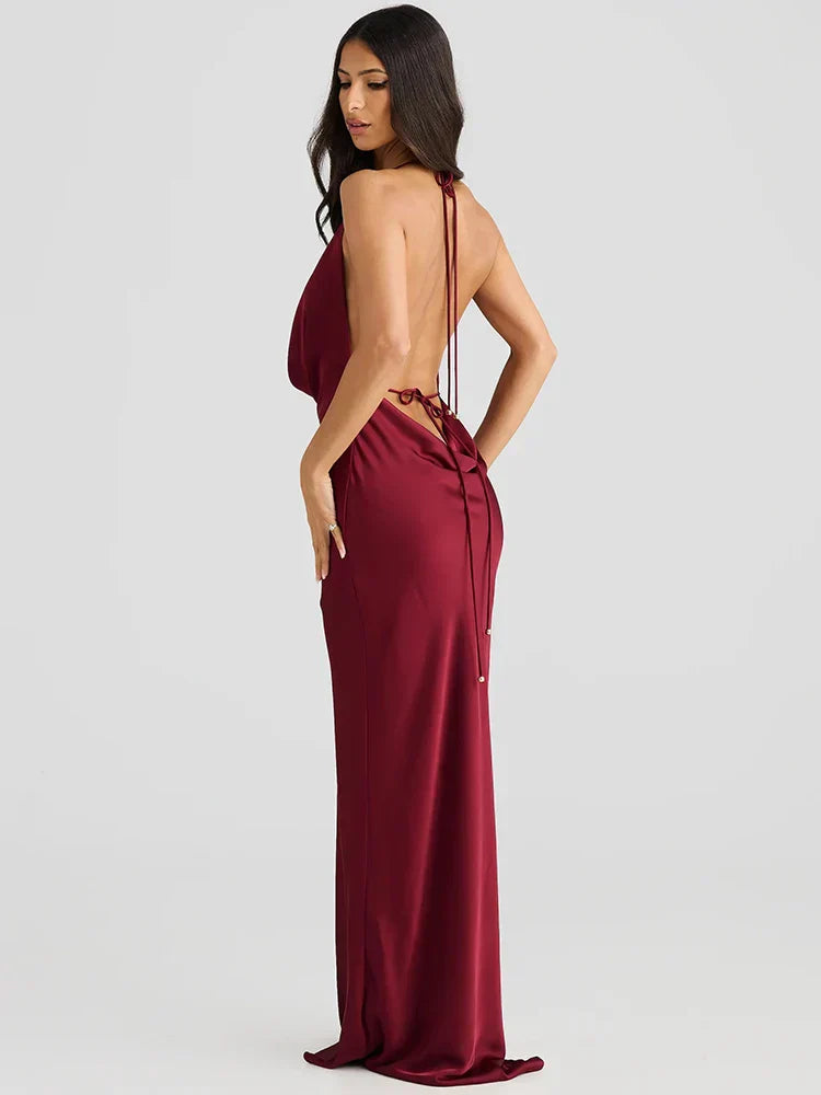 Madelina | Seduction & Fluidity Halter Dress - Novaesta