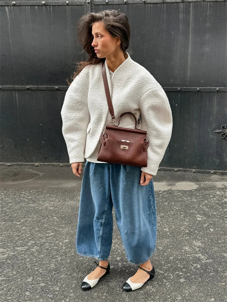 Women’s White Knit Jacket