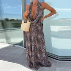 Liora | Maxi Dress with Lace Back