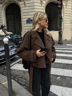 Alisa | Lapel collar coat