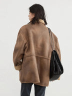 Women’s Reversible Suede-Look Jacket