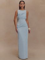 Madelina | Pleated Dress & Slim Silhouette