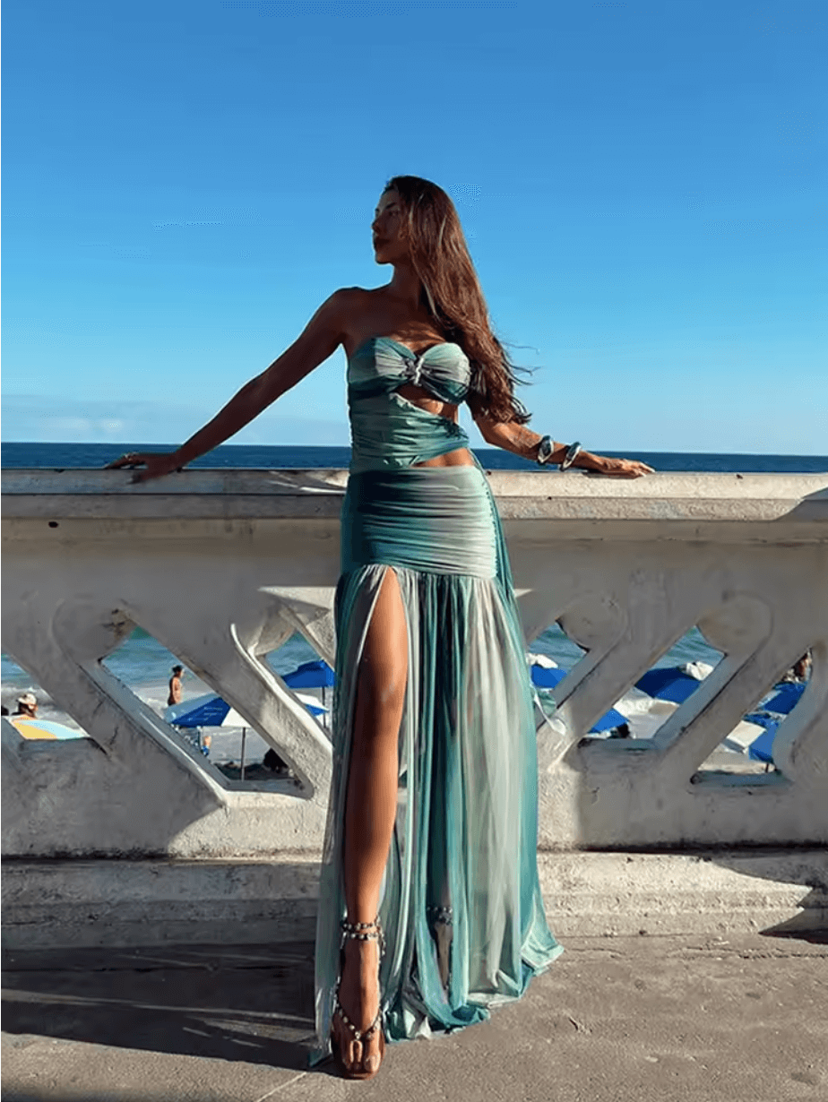 Valentina | Summer Glamour Maxi Dress - Novaesta