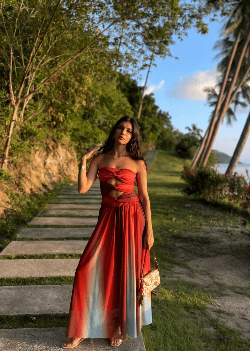 Valentina | Summer Glamour Maxi Dress - Novaesta