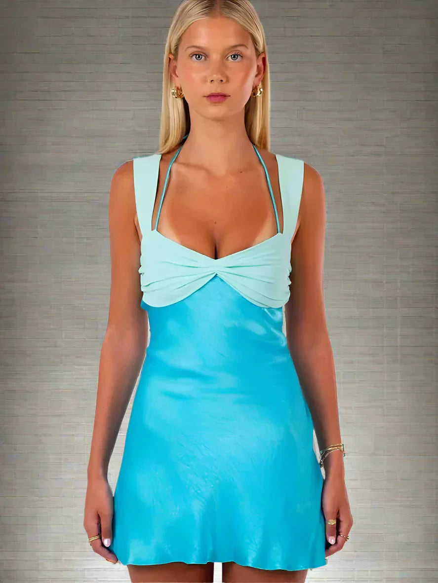 Maya | Mini Skirt with Fluidity & Radiant Charm - Novaesta