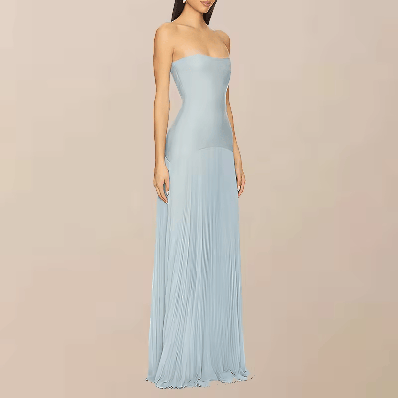 Malia | Draped Dress & Airy Elegance - Novaesta