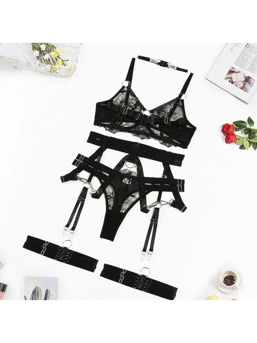 Zephyra | 3-Piece Lingerie Set - Novaesta