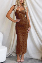 Lina | Maxi Dress with Gathered Tulle