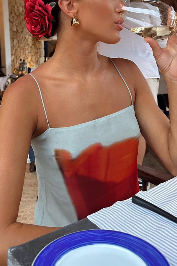 Lilou | Abstract Tulip Maxi Dress - Novaesta