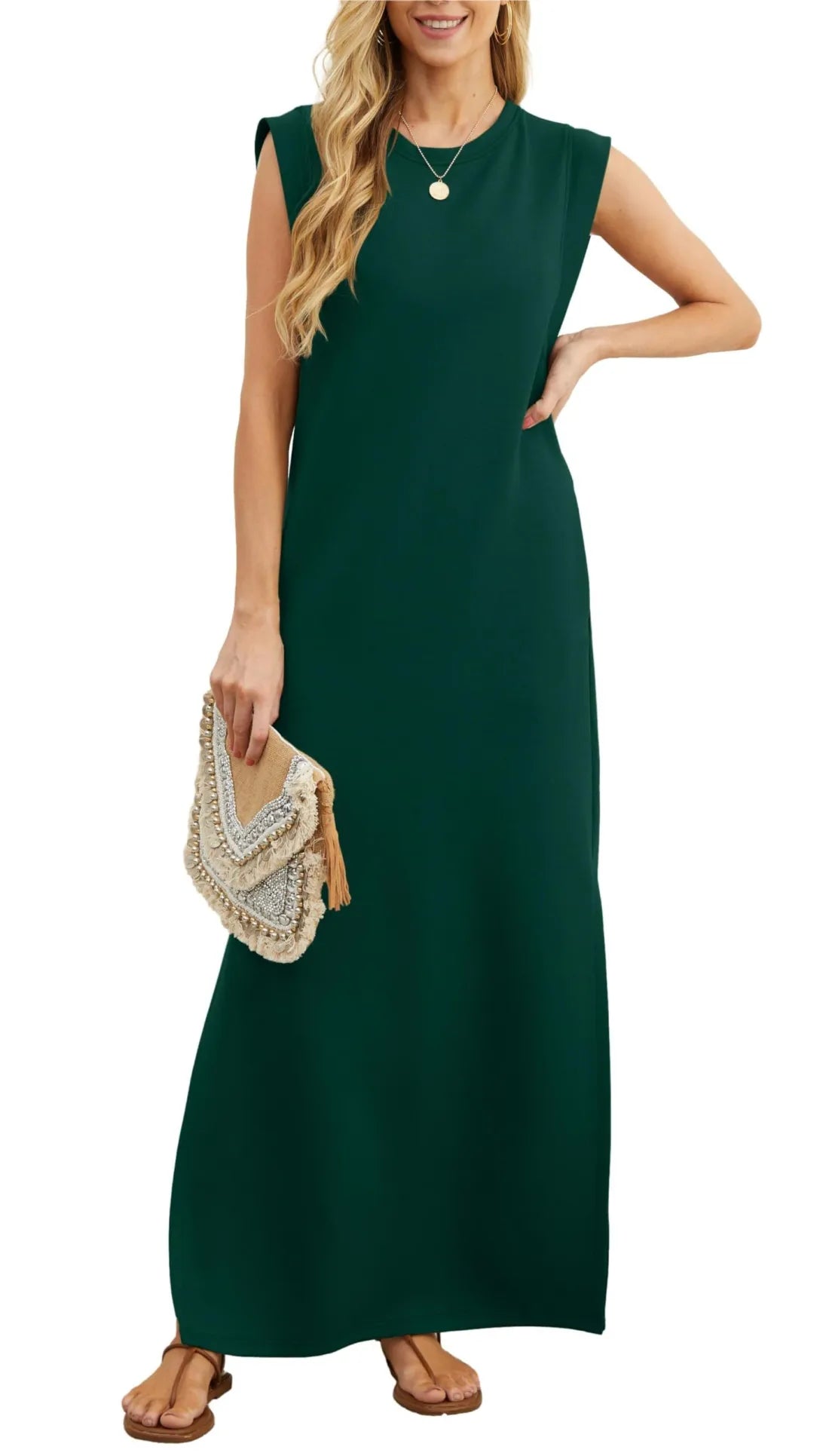 Maelis | Casual Split Maxi Dress