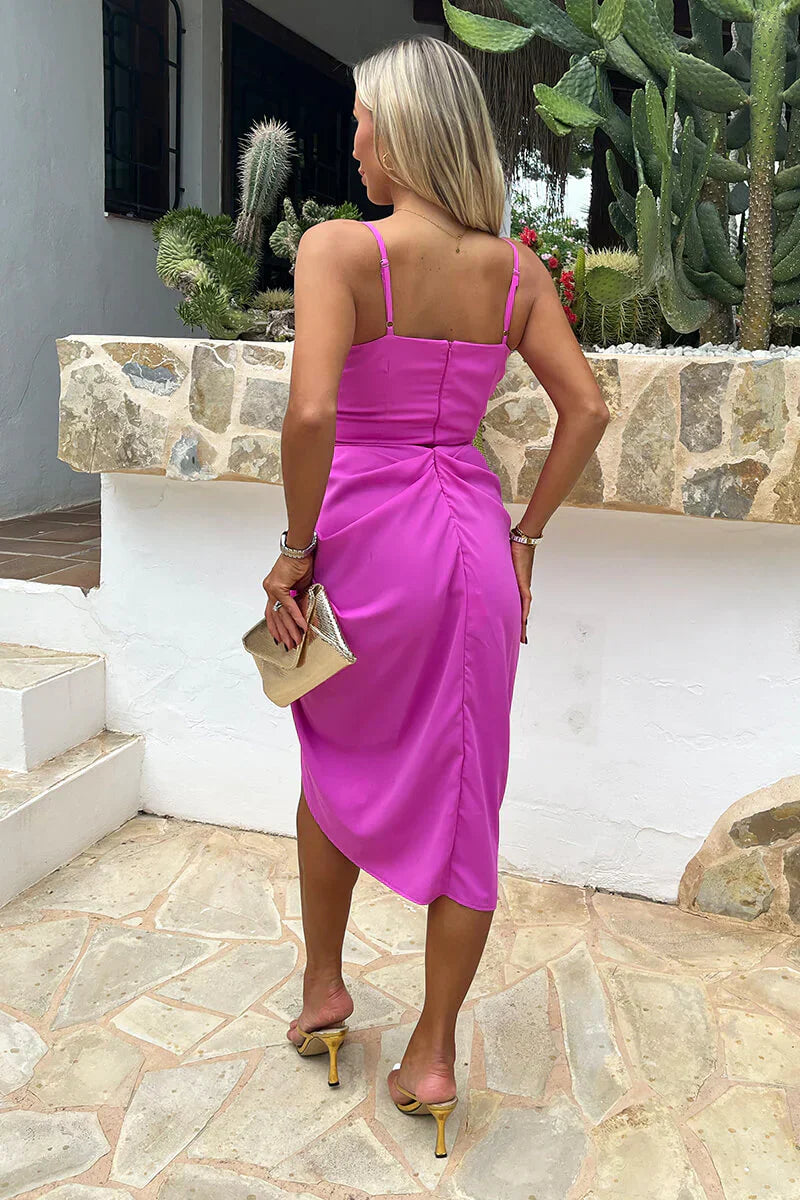 Inès | Satin & Sculpting Dress