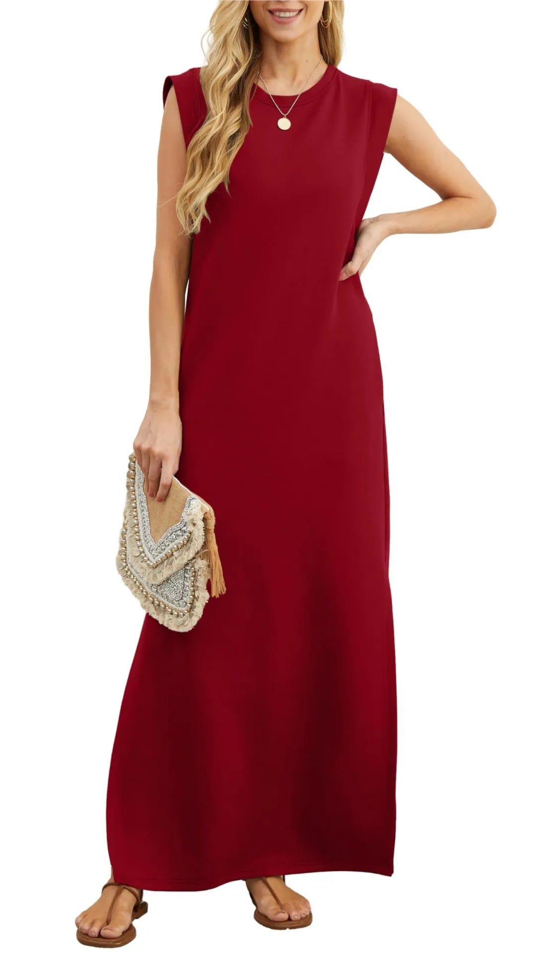 Maelis | Casual Split Maxi Dress