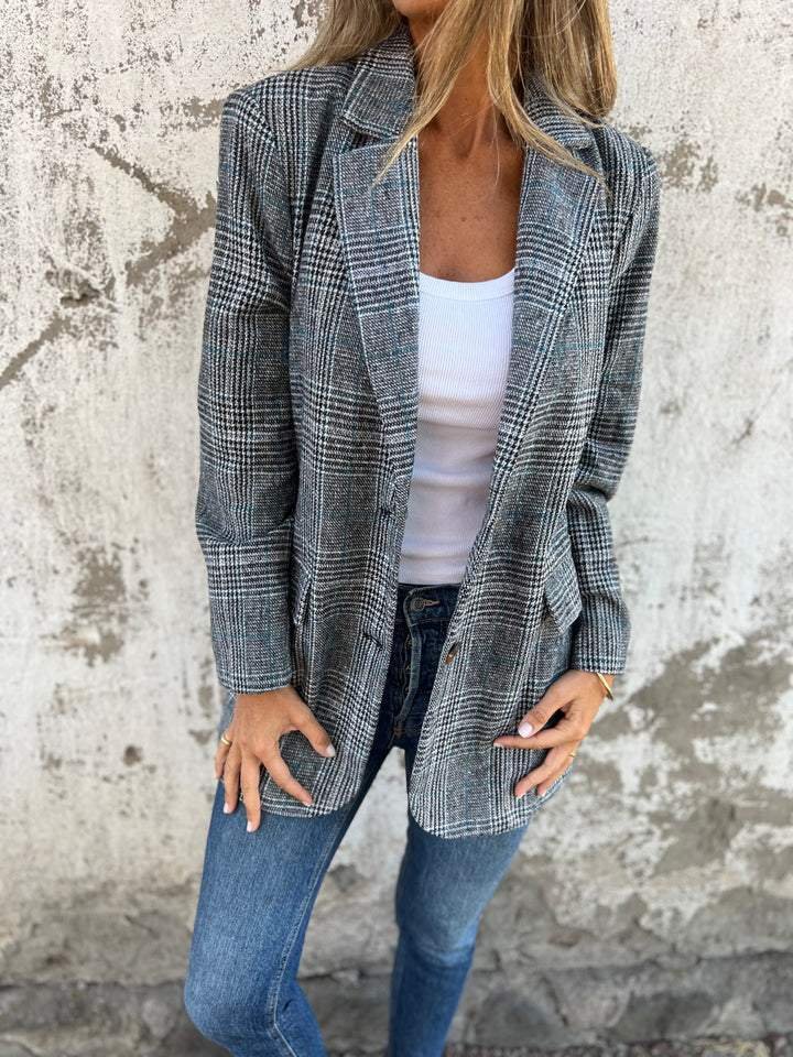 Lynette | Classic Checked Blazer