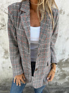 Lynette | Classic Checked Blazer