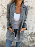 Lynette | Classic Checked Blazer