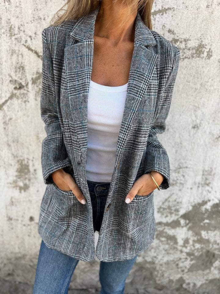 Lynette | Classic Checked Blazer