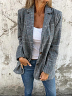 Lynette | Classic Checked Blazer