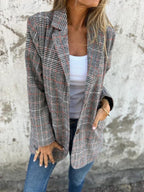 Lynette | Classic Checked Blazer
