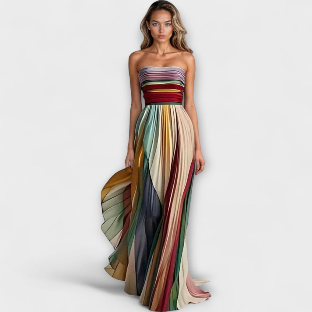 Flora | Colourful Maxi Dress - Novaesta