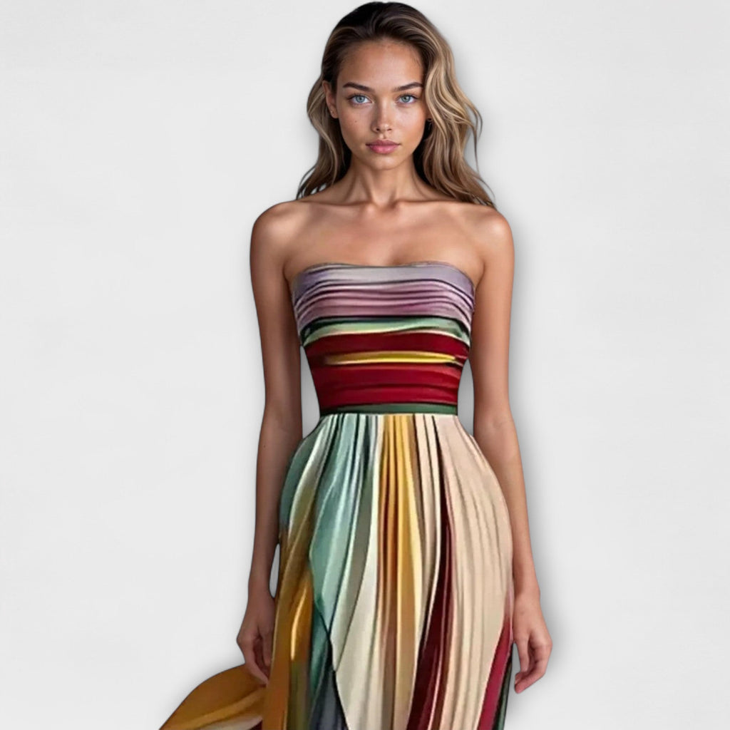 Flora | Colourful Maxi Dress - Novaesta