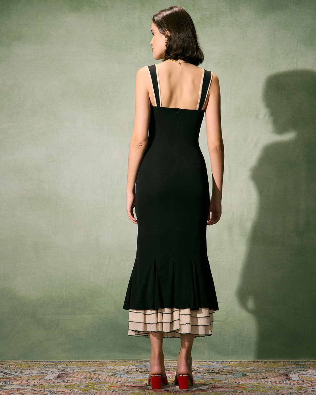 Naomi | Fitted Maxi Dress with Sweetheart Neckline - Novaesta