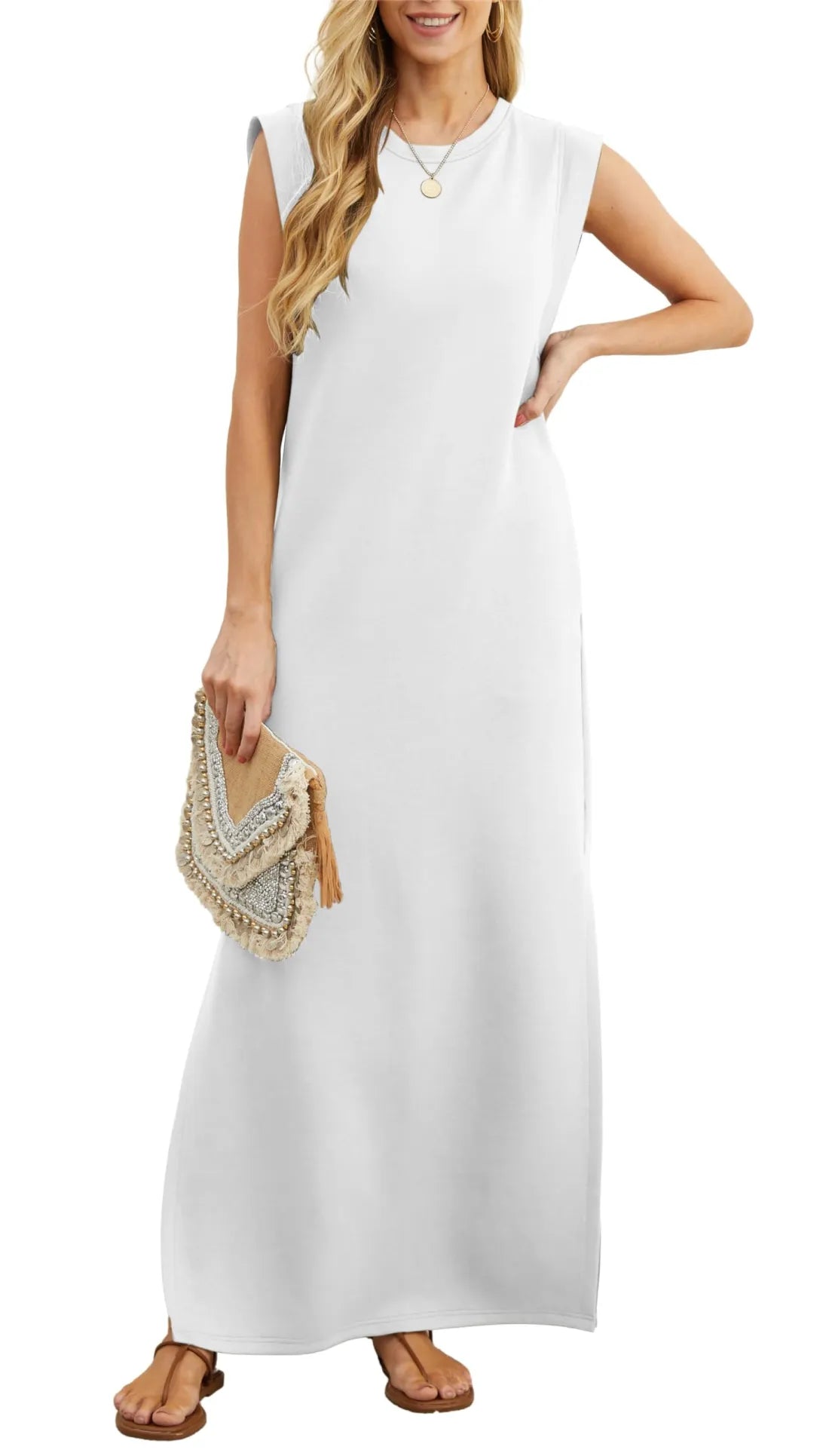 Maelis | Casual Split Maxi Dress